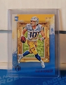 2020 Panini Chronicles Justin Herbert Gridiron Kings Blue /99 RC - Picture 1 of 2