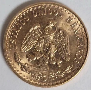 Mexico Gold Dos Peso / 2 Peso Coin 1945 - Picture 1 of 2