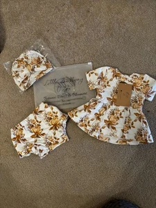 Little B’s Dress, Bloomers, Hat - Picture 1 of 6