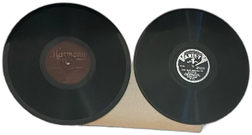 Lote de discos vintage Harmony Jane Gray 128H e variedade Lynn Martin VA578 78 RPM - Imagem 1 de 4