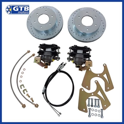 Kit de freno de disco trasero de 6 tacos para camioneta Chevy C10 1963-1970 Foto 1 de 4