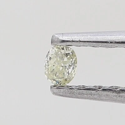 0.07cts Oval Untreated Fancy Green Natural Earthmined Loose Diamonds HD VIDEO - Image 1 of 4