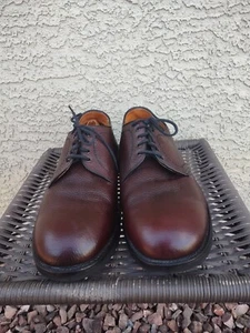 Alden C.D.L Burgunderrot Kieselstein Derby Schuhe Größe 12 EEEEE Extraweit Goodyear - Bild 1 von 13