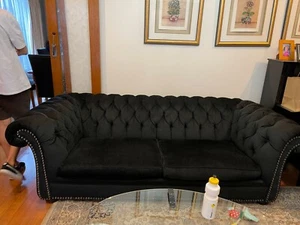 Black lounge Chesterfield -Molmic - Picture 1 of 12