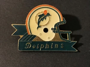 Miami Dolphins Helm Anstecknadel NFLP Vintage Cool Logo Small Clutch Back NFL - Bild 1 von 10