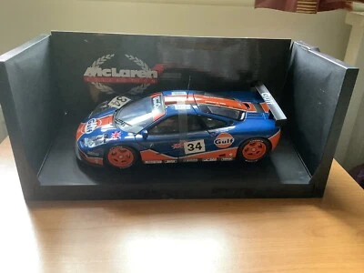 UT Models McLaren Collection F1 GTR Gulf Racowen 1996 1:18 diecast fórmula uno Foto 1 de 4