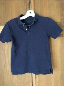 The Children’s Place Navy Blue Short-sleeve Polo Size 7/8 - Picture 1 of 3