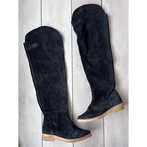 Free People Banks schwarze Over the Knee Stiefel - Neu ohne Karton Gr. 37,5 - Bild 1 von 8