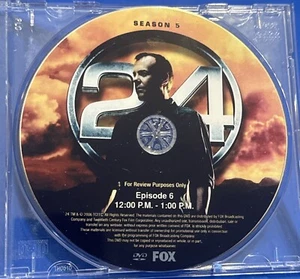 2006 24 TV 12-1 PRESS REVIEW SCREENER KIEFER SUTHERLAND TCA/ GLOBES / ROUGH RARE - Picture 1 of 1