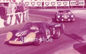 ALPINE A220 LE MANS 1968 35MM DIAPOSITIVA FOTOGRAFIA JEAN VINATIER ANDRE CORTANZE - Foto 1 di 5