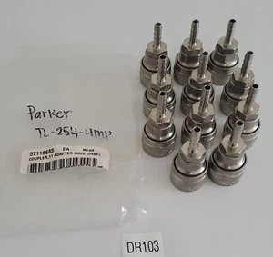 *NEW* LOT OF 11 Parker TL-254-4MP Twist-Lock Quick Connect Coupling Heavy Duty - Picture 1 of 9