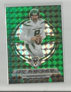 2023 Panini Mosaic AARON RODGERS Mosaic Green Epic Performers - Picture 1 of 1