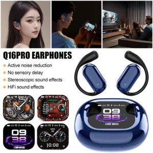Erazer Open Ear Headphones with Earhooks Wireless Bluetooth 5.4 Earbuds Headsets - Picture 1 of 18