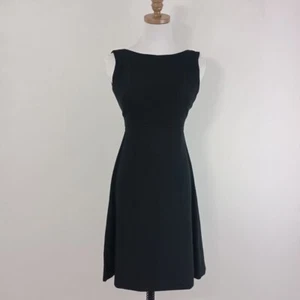 Vintage 40s Stanton JR Petite Women's Black Mini Dress size 7 Formal - Picture 1 of 9