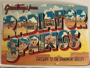 Cars-Set di 8 Cartoline Concept Art-Arte della Pixar-Disney - Foto 1 di 9