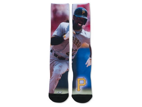 New MLB Pittsburgh Pirates Andrew McCutchen For Bare Feet  Mesh Crew Sock Cover