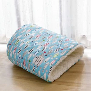 Thicken Cat Sleeping Bag Cartoon Kitten Cave House Plush Puppy Kennel Winter - Picture 1 of 21