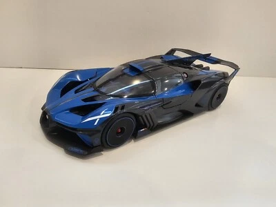 Bburago 1:18 Scale Die-cast Car Bugatti Bolide Dark Gray/Blue - Image 1 of 4