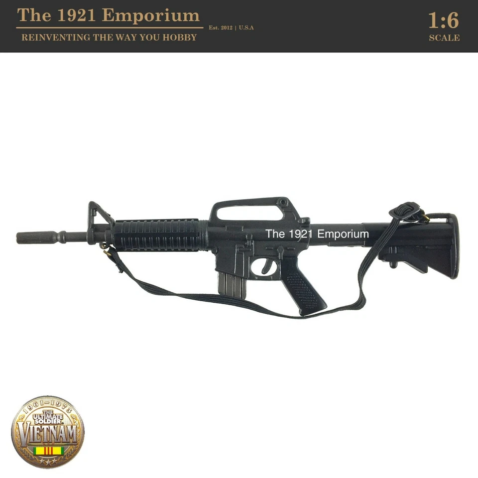 1:6 21st Century Toys Ultimate Soldier Vietnam US Army CAR-15 / M16 Carbine Gun - Image 1 of 1