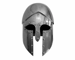 Medieval Viking Gjermundbu Helmet With Kievan Mask - Picture 1 of 3