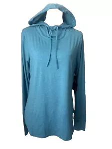 Reebok Women's Large Slim Fit Pullover Activewear Hooded & Long Sleeve - Picture 1 of 6