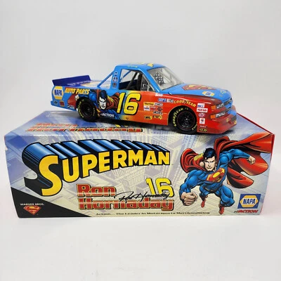 1999 Action Ron Hornaday #16 NAPA Superman Chevy Super Truck 1:24 Diecast Bank - Image 1 of 4