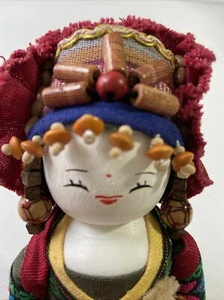Asian Cloth Doll Mother & Baby - Picture 1 of 12