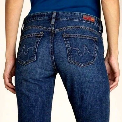 ADRIANO GOLDSHMIED NUEVOS $172 TALLA 31R NUEVOS JEANS LEGEND ACAMPANADOS NUEVOS CON ETIQUETAS HECHOS EN EE. UU. Foto 1 de 4