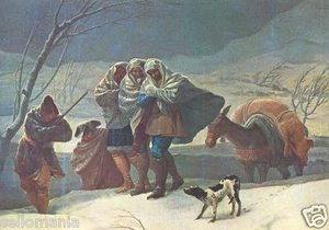 POSTAL GOYA LA NEVADA MUSEO DEL PRADO PAINTING POSTCARD PAINTER TP10204 - Imagen 1 de 1