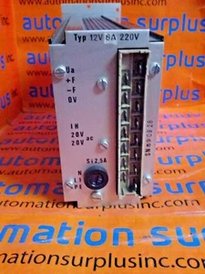 HELLER 21.002409X POWER SUPPLY 220VAC 12VDC 6A NEW!! - Picture 1 of 3