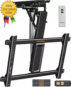 Electric Ceiling TV Mount with Remote for 32-70 Inch Flat and Curved Screen Tvs - Picture 1 of 8