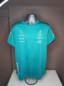 Mercedes AMG Petronas F1 Team 2021 Shirt Size L – Tommy Hilfiger – Excellent - Picture 1 of 15