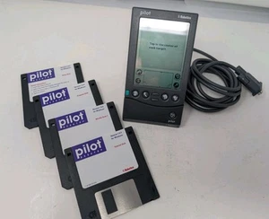 Palm Pilot 5000 First Gen U.S. Robotics PDA Organizer z dyskietkami DZIAŁA - Zdjęcie 1 z 6