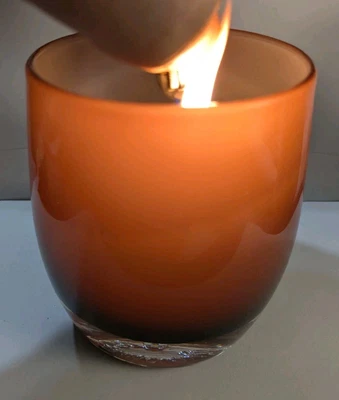 Glassybaby Abbie Glass Candle Votive Holder Rare - Image 1 of 4