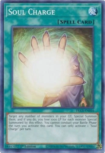Soul Charge - DLCS-EN016 - Common - 1st Edition - Damaged - Image 1 of 1