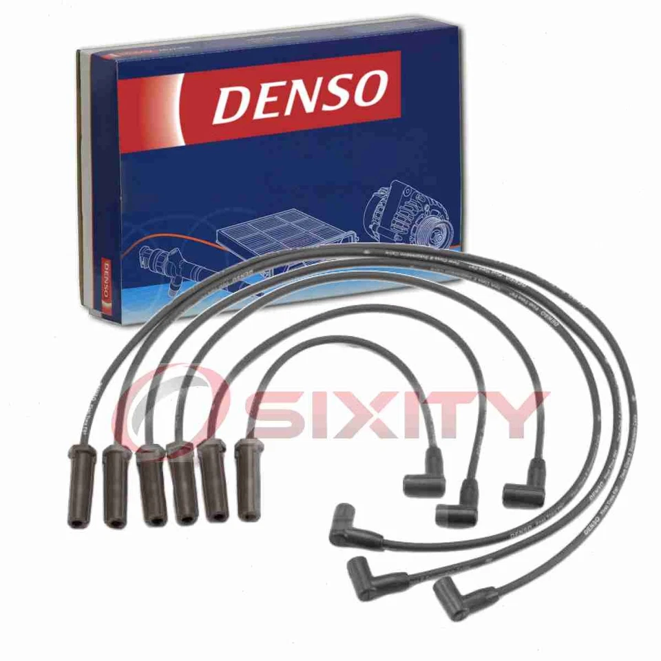 Denso Spark Plug Wire Set for 1998-2005 Buick Park Avenue 3.8L V6 Ignition fu - Image 1 of 4