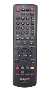 Telecomando Sharp BD GB001WJPA per lettore DVD Blu-ray OEM originale testato - Foto 1 di 3
