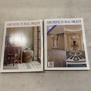 Vintage 1994 Architectural Digest Magazines Interior Design Ads Feb Dec Issues - Picture 1 of 3