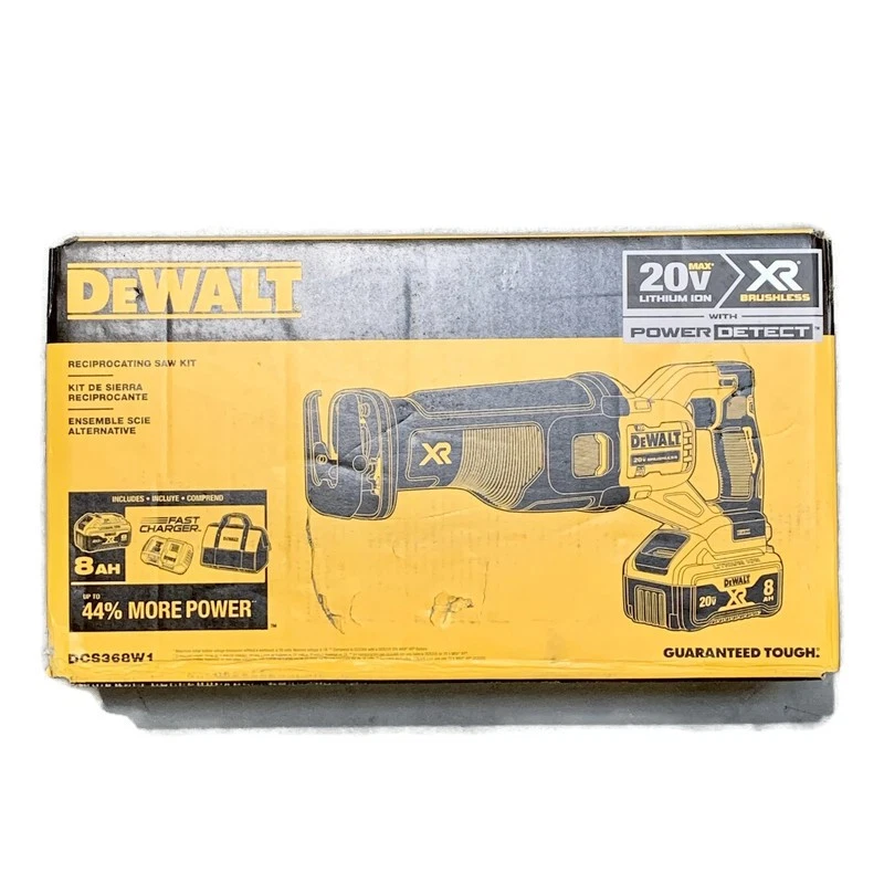DEWALT DCS368W1 20V MAX XR Cordless Reciprocating Saw Kit w/ Power Detect - Image 1 of 4