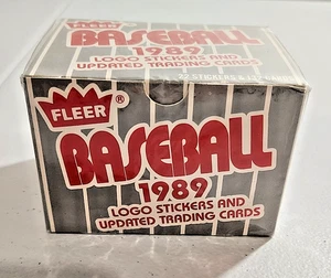 Tarjetas de béisbol y pegatinas Fleer 1989 MLB 132 tarjetas - SELLADAS NUEVAS EN CAJA - Imagen 1 de 6