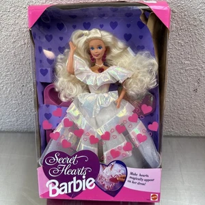 Vintage 1992 Barbie Doll Secret Hearts Mattel # 7902 MIB - Picture 1 of 3