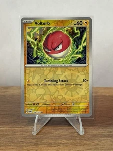 Reverse Holo Voltorb 100/165 Common Scarlet and Violet 151 Pokemon TCG - Picture 1 of 2