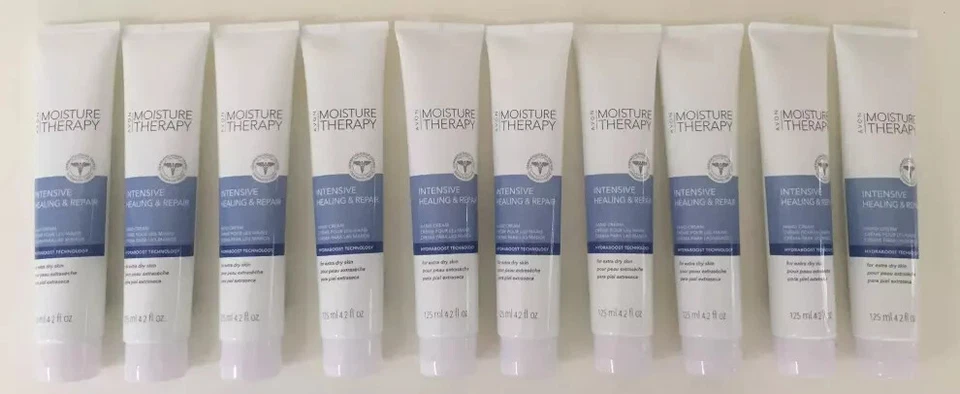 10 x Crema de manos reparadora intensiva Avon Moisture Therapy para piel extra seca Foto 1 de 1
