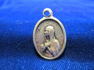 Medalla San Mónica y San Agustín Silvertone 1" - Imagen 1 de 2