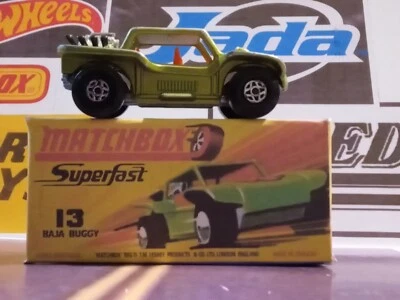 Matchbox Superfast #13  Baja Buggy Green with Reproduction Box  - Image 1 of 4