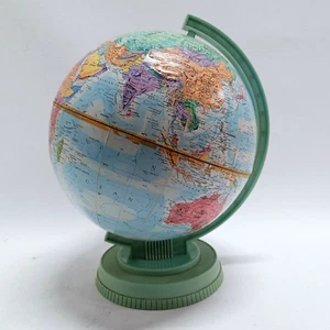 Vintage Replogle Small 6" Globe - World Scholar Series - Made in USA - Picture 1 of 13