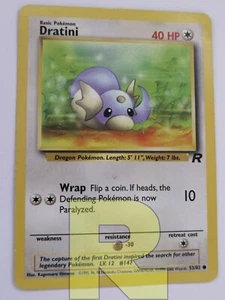 Dratini ® Rocket 53/82 ® Comune ® Pokemon ® Inglese ® Good - Foto 1 di 2