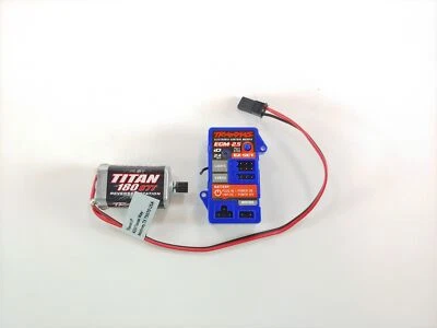 NEW: Traxxas TRX-4M Mini RC Crawler Motor & ESC ECM-2.5 & Titan 180 87T - Image 1 of 4