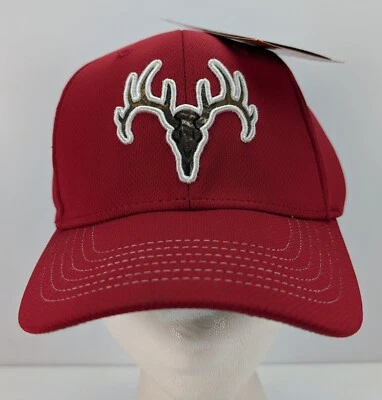 Field Stream Hat Cap Crimson With Realtree Deer Skull Logo Fitted Hunting - Image 1 of 4