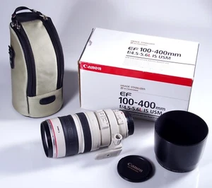 CANON EF 4,5-5,6/100-400mm L IS USM CANON EOS EF 100-400mm 4,5-5,6 L IS USM ZOOM - Imagen 1 de 10